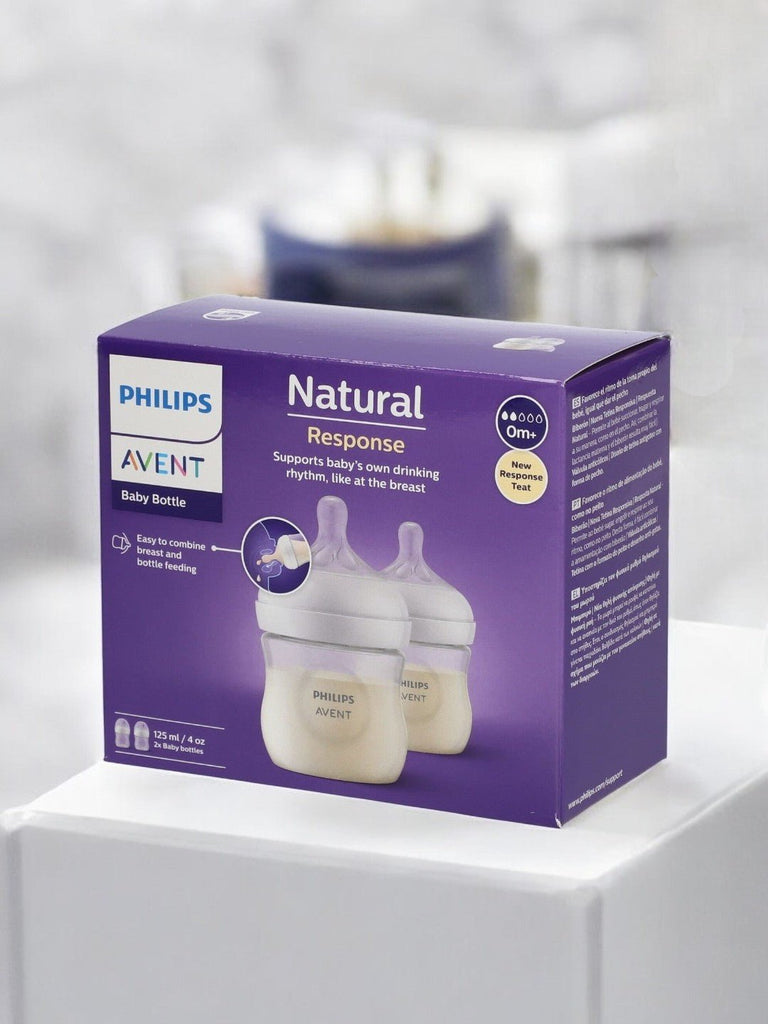 Philips Avent Natural Response Baby Bottle 125ml Twin Pack 