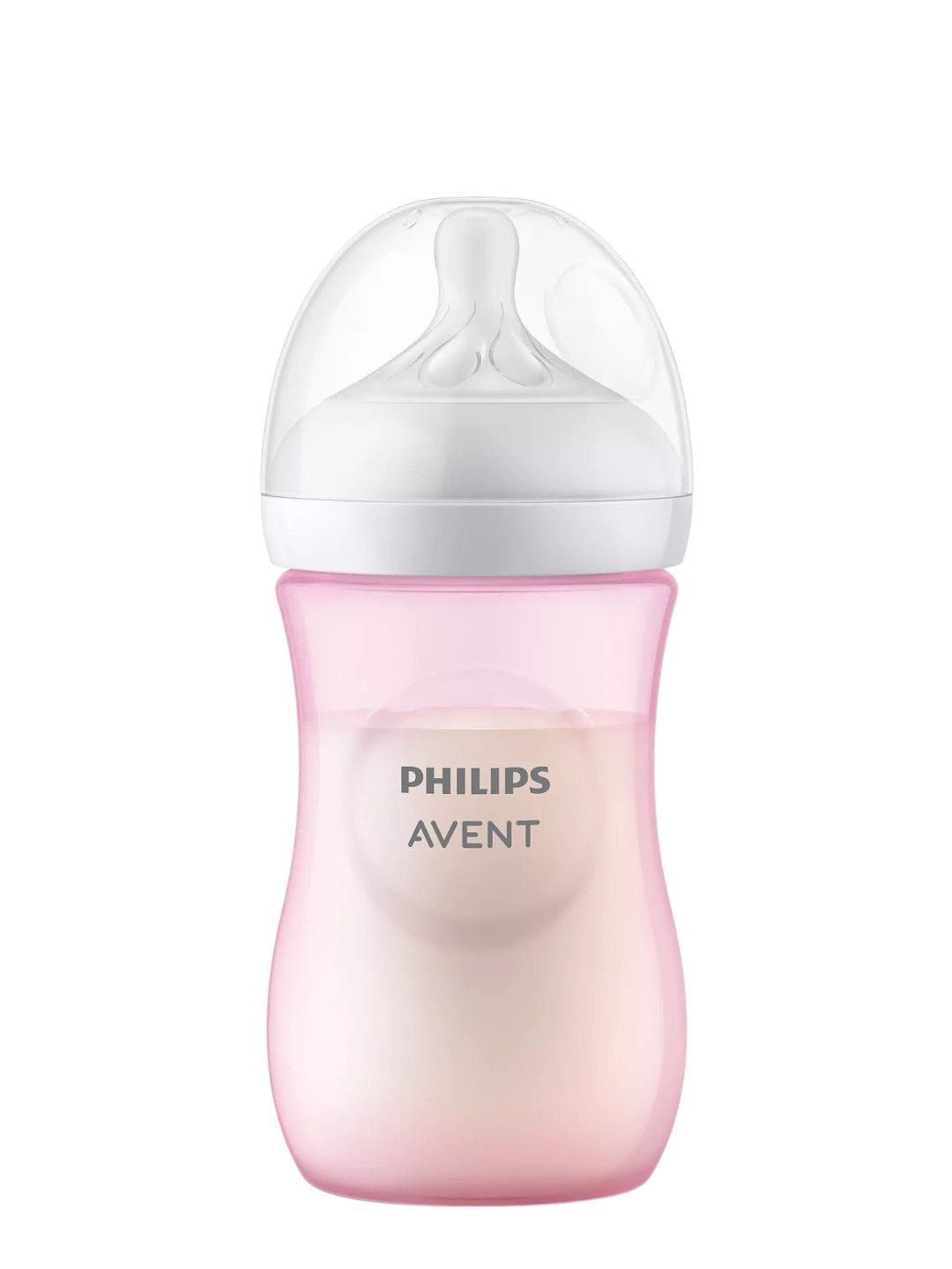 Philips Avent Natural Response Baby Bottle 260ml (1m+) Soft Pink, SCY903/11