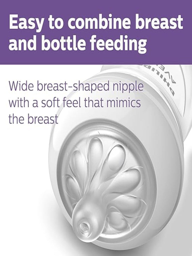 Philips Avent SCY906/02 Natural Feeding Bottle with Responsive Teat -Nipple view