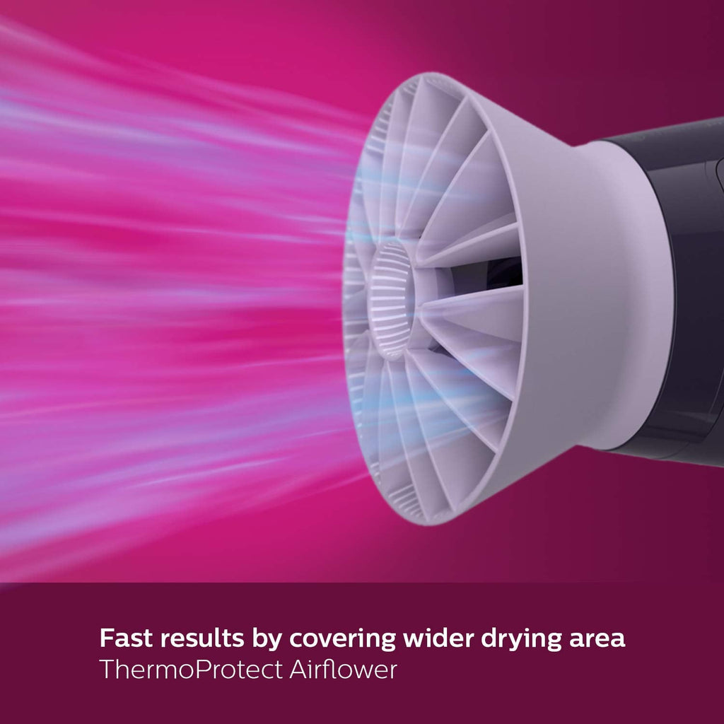 ThermoProtect Airflower Technology of Philips Hair Dryer