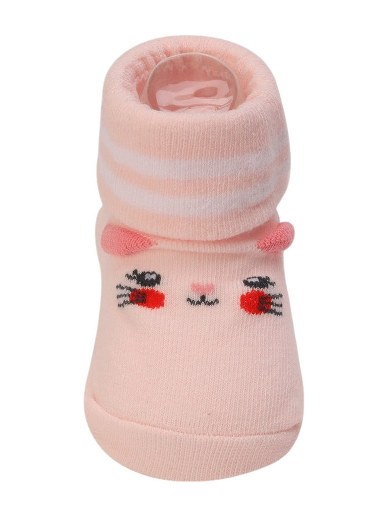 Pink_Baby_Socks_with_Cute_Cat_Face_and_Striped_Cuffs_Closeup_View-Photoroom