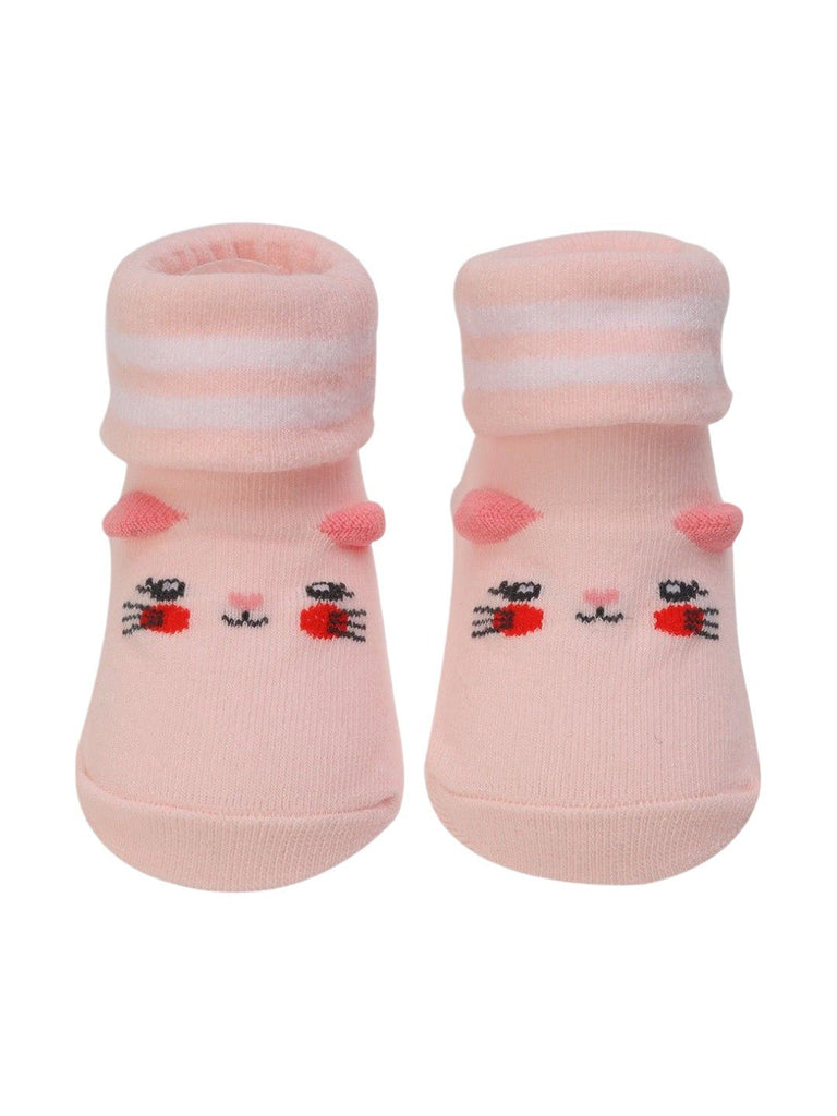 Pink_Baby_Socks_with_Cute_Cat_Face_and_Striped_Cuffs_Produc_View-Photoroom