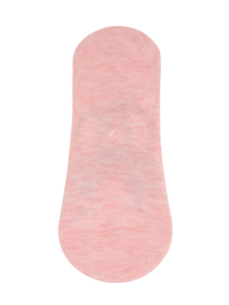 "Back view of Pink Kitty Face No-Show Socks for Toddlers – Soft and Adorable Design"