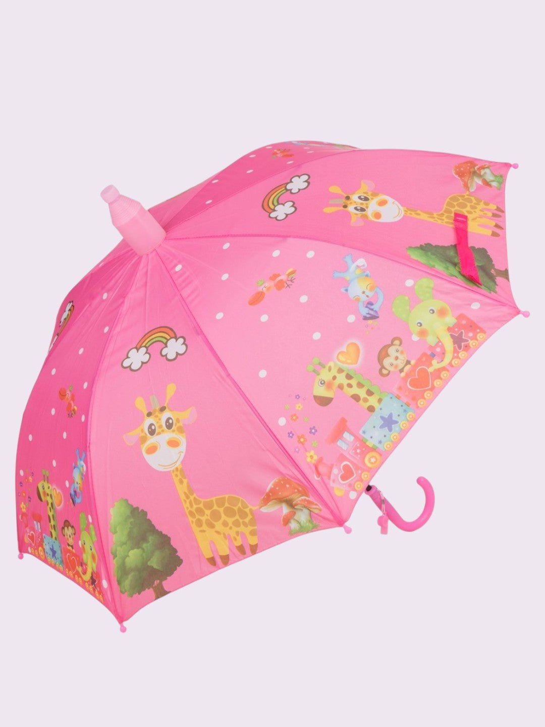 Buy Pink Safari Animals Umbrella for Girls Adorable Durable