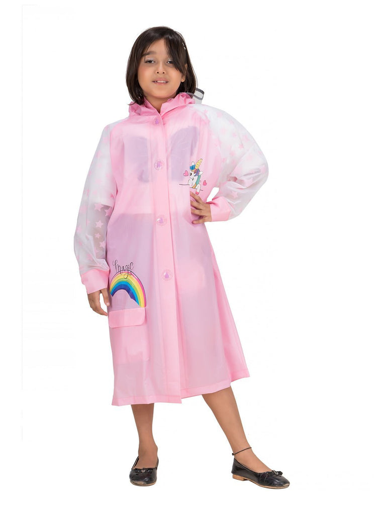 pink-unicorn-raincoat-with-attached-school-bag-space-for-girls Full View