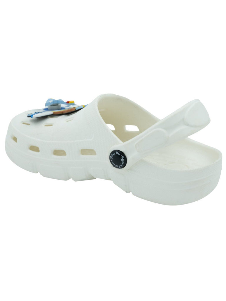PlayfulandStylishPilotBear_AirplaneCharmClogsforBoys-White-BackAngleView-1