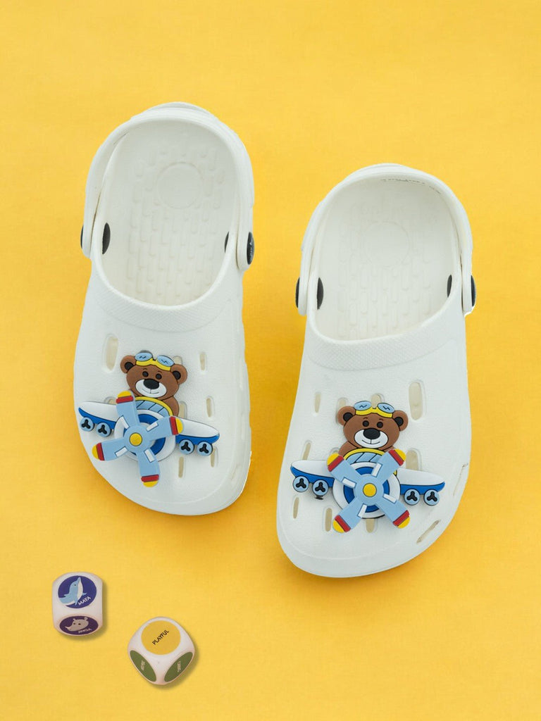 PlayfulandStylishPilotBear_AirplaneCharmClogsforBoys-White-Creative-1