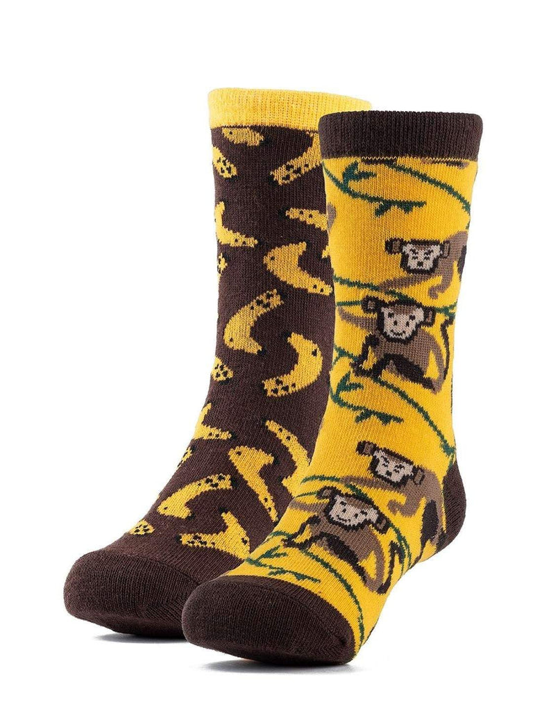 YellowBeeJungleAnimalSocksforBoys-AngleView