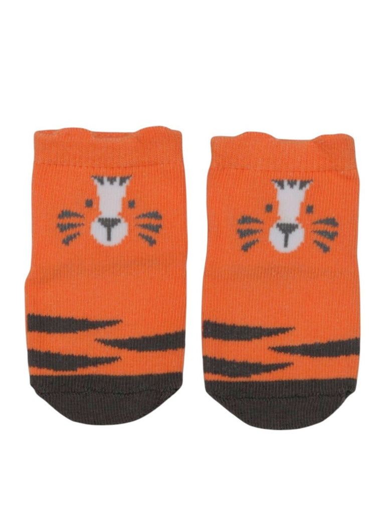 Playful Tiger Socks for Boys- Front View