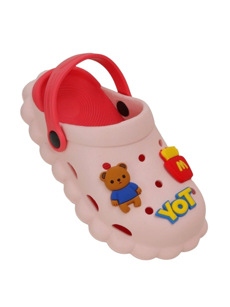 Lateral_view_of_the_clogs_for_toddlers_with_a_toy_bear_motif_highlighting_the_breathable_design