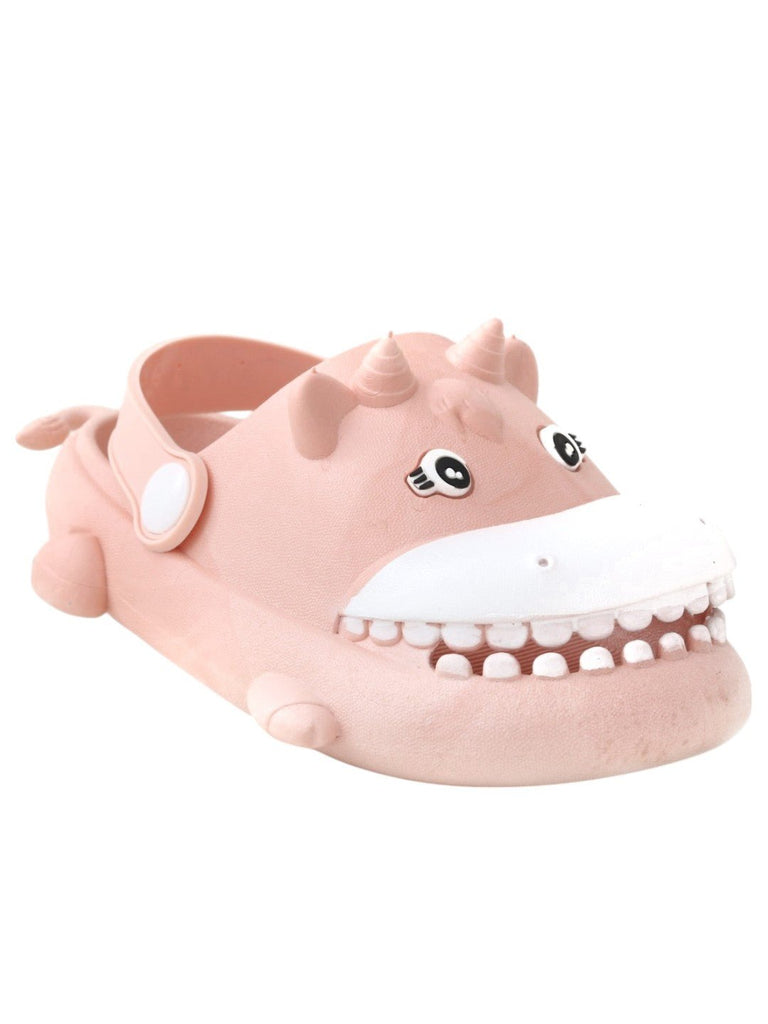 CK3402_PCHYellow_Bee_Playful_Hippo_Clogs_for_Girls-Angle View