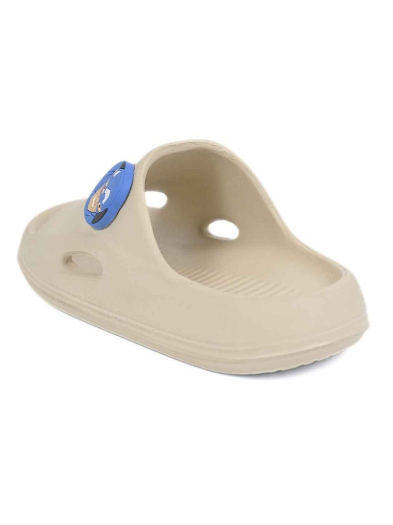 Powerful Avengers Superhero Charm Slides for Boys- Beige - Back View