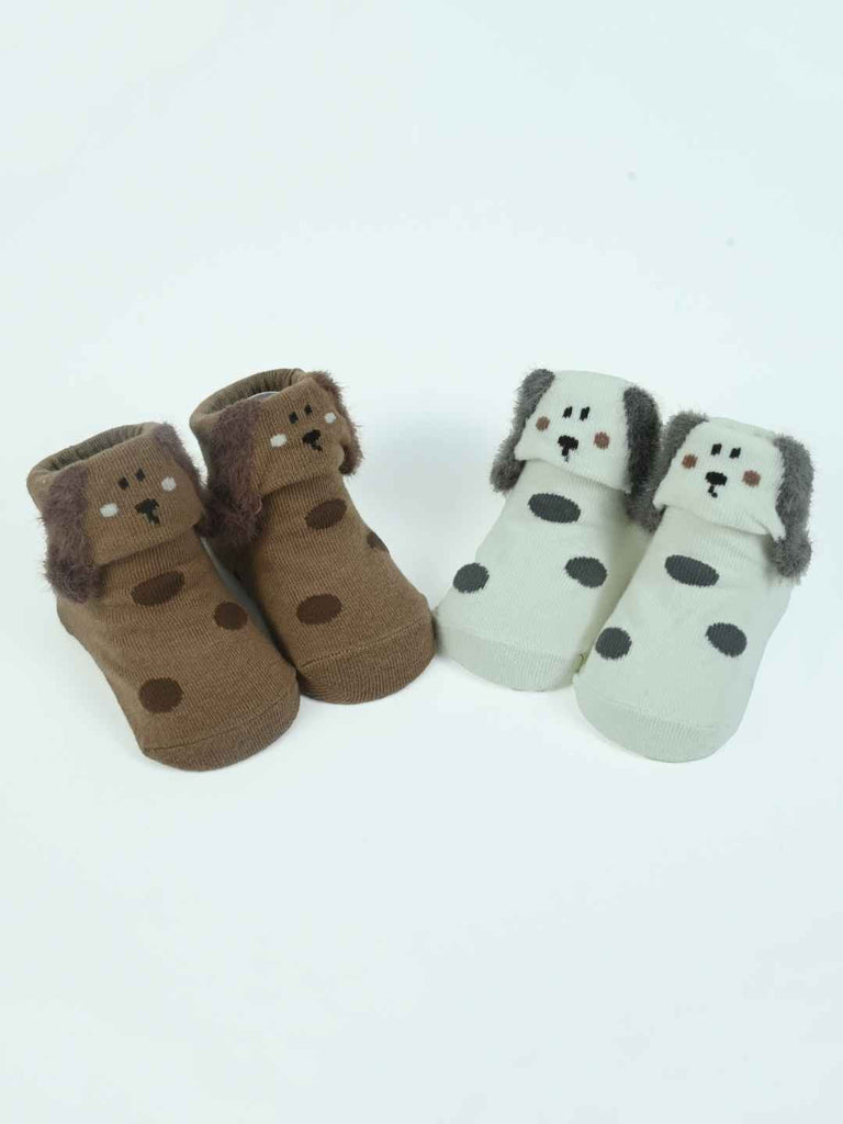 Puppy_Love_Baby_Sock_Set_Floppy-Eared_Friends_in_Snuggly_Knit_for_Little_Toes-_Full Front View