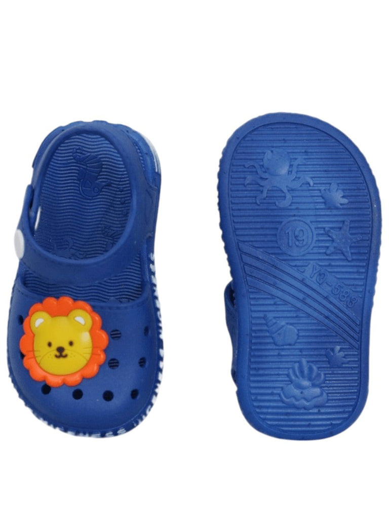 Roaring Adventures Await: Adorable Lion Sandals for Playful Little Feet-Front & Back View