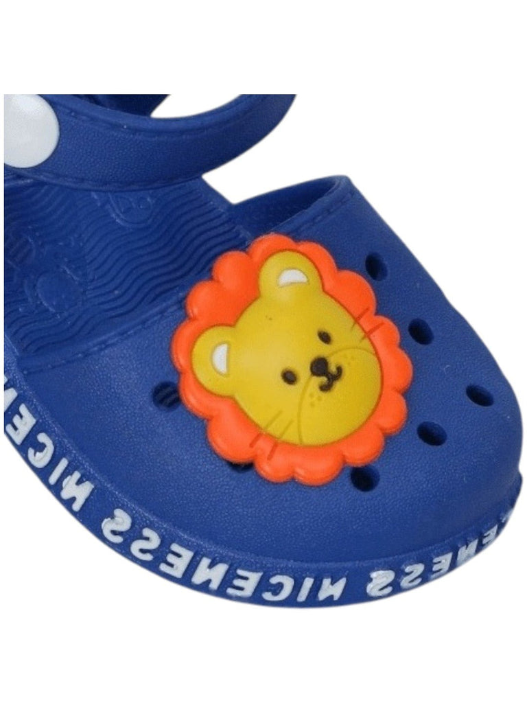 Roaring Adventures Await: Adorable Lion Sandals for Playful Little Feet-Close up view