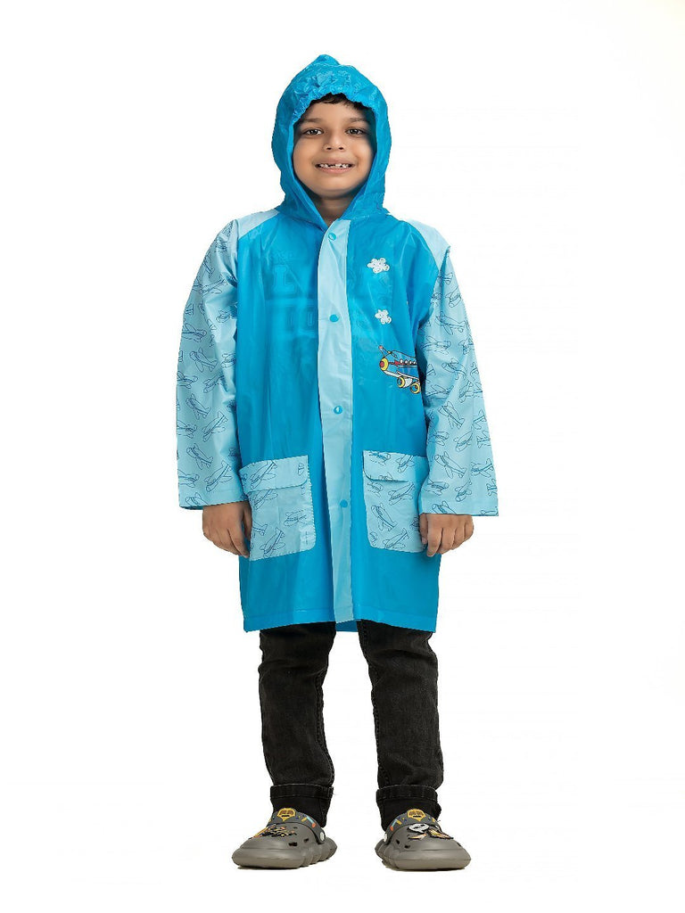 sky-blue-adventure-themed-raincoat-for-boys-Full View