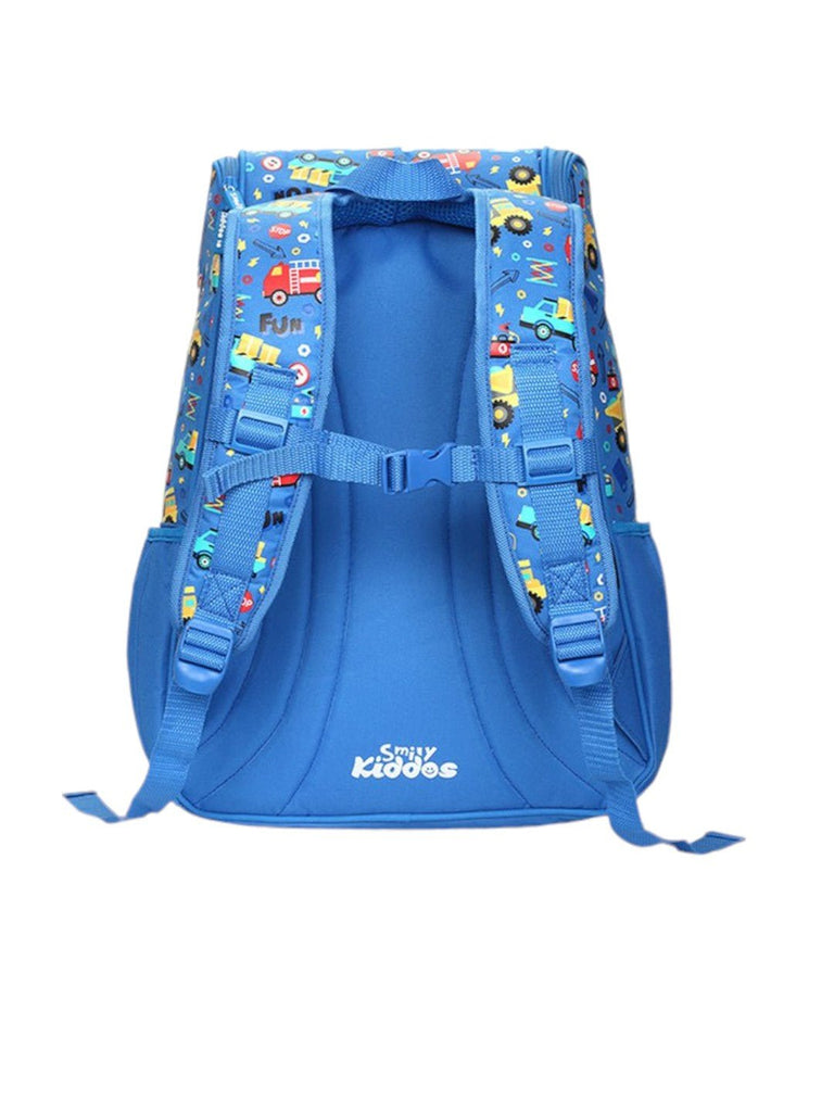 smily-kiddos-fun-filled-u-shape-backpack-vibrant-blue- back view