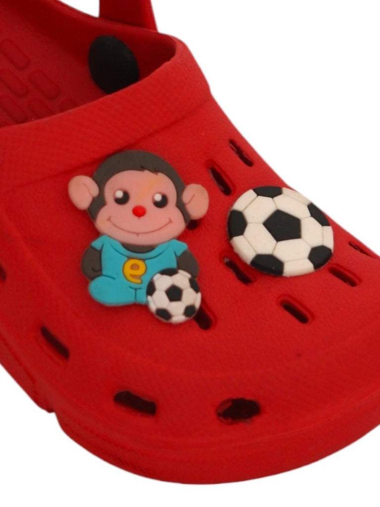 YellowBeewithSoccer-ThemedClogs_FunCartoonPlayerandBallDesign-ZoomView