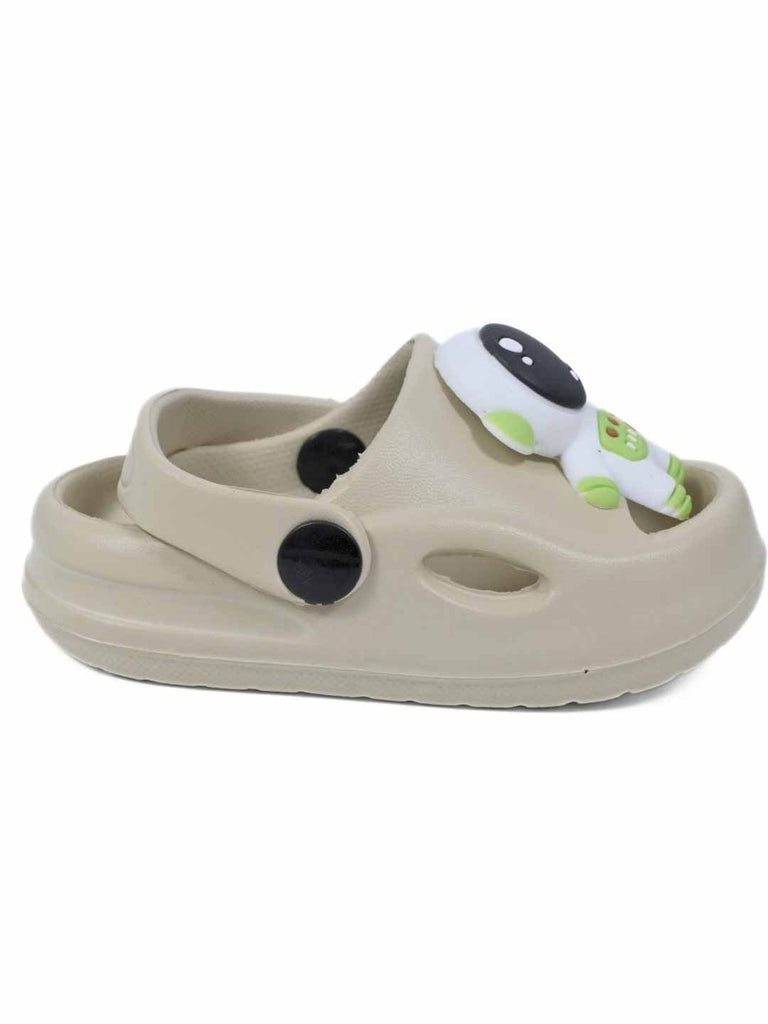 Space Explorer Charm Sandals for Boys – Beige Side View