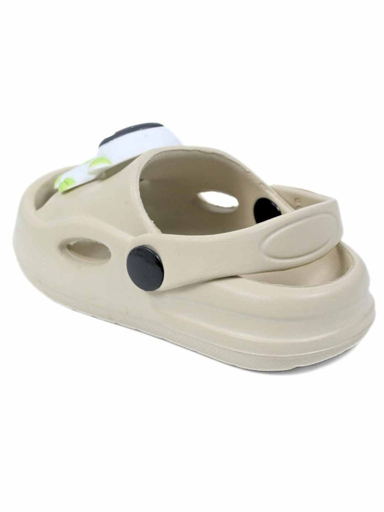 Space Explorer Charm Sandals for Boys – Beige Back View