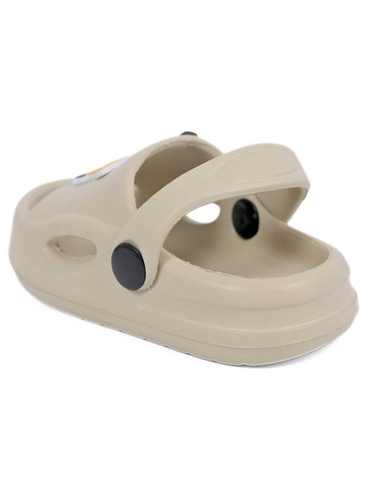 Sporty #1 Trophy Charms Sandals for Boys – Beige - Back View