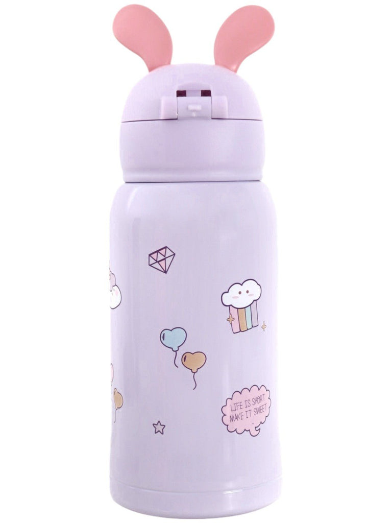 Stainless_Steel_Unicorn_Flask_Water_Bottle_Purple_BAck View