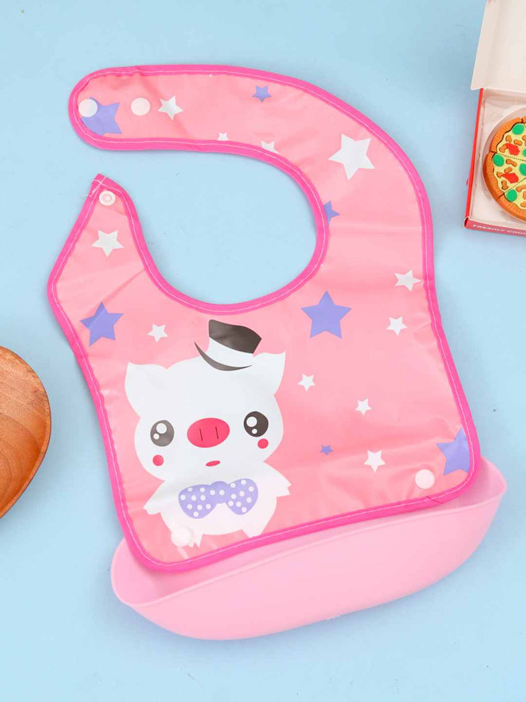 StarryKittyBabyBib_WaterproofPinkBibwithAdorableCat_FoodCatcher-CrerativeView