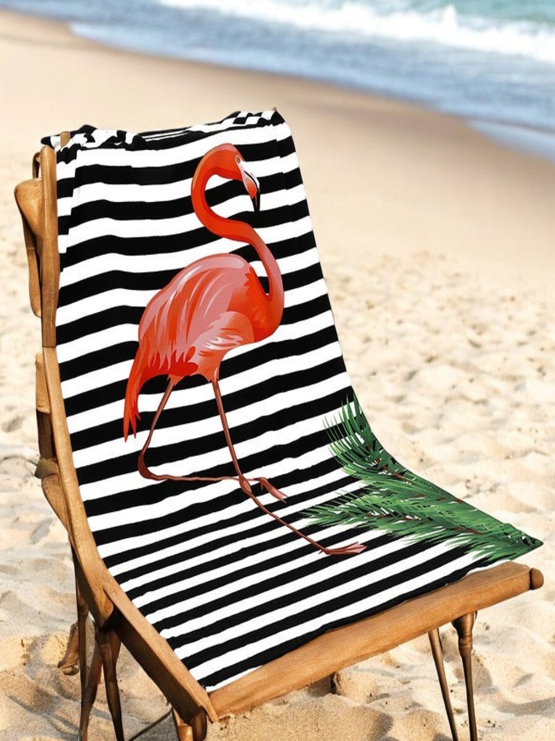Sunflowers Bees Gnomes Beach Towel - 30"x60", Super Absorbent & Quick Dry, Lightweight For Yoga Travel - View #8