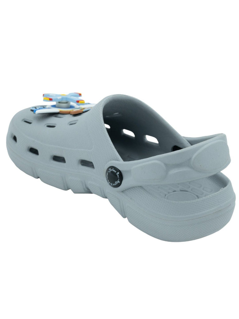 StylishAdventurePilotBear_JetCharmClogsforBoys-Grey-BackAngleView-1