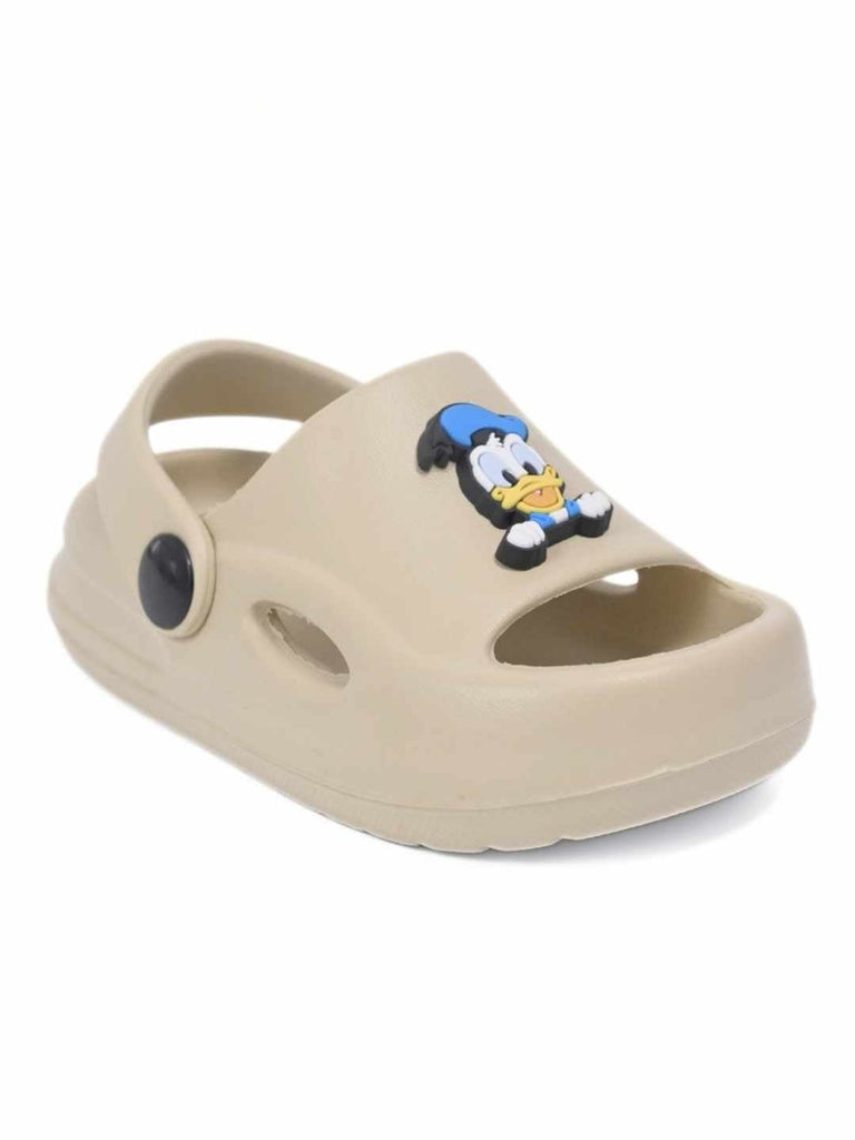 Sweet & Classic Donald Duck Cartoon Theme Sandals for Boys – Beige-Angle View