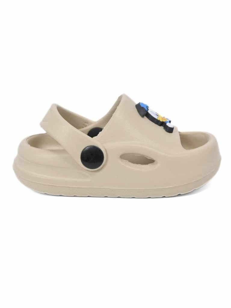 Sweet & Classic Donald Duck Cartoon Theme Sandals for Boys – Beige-Side View