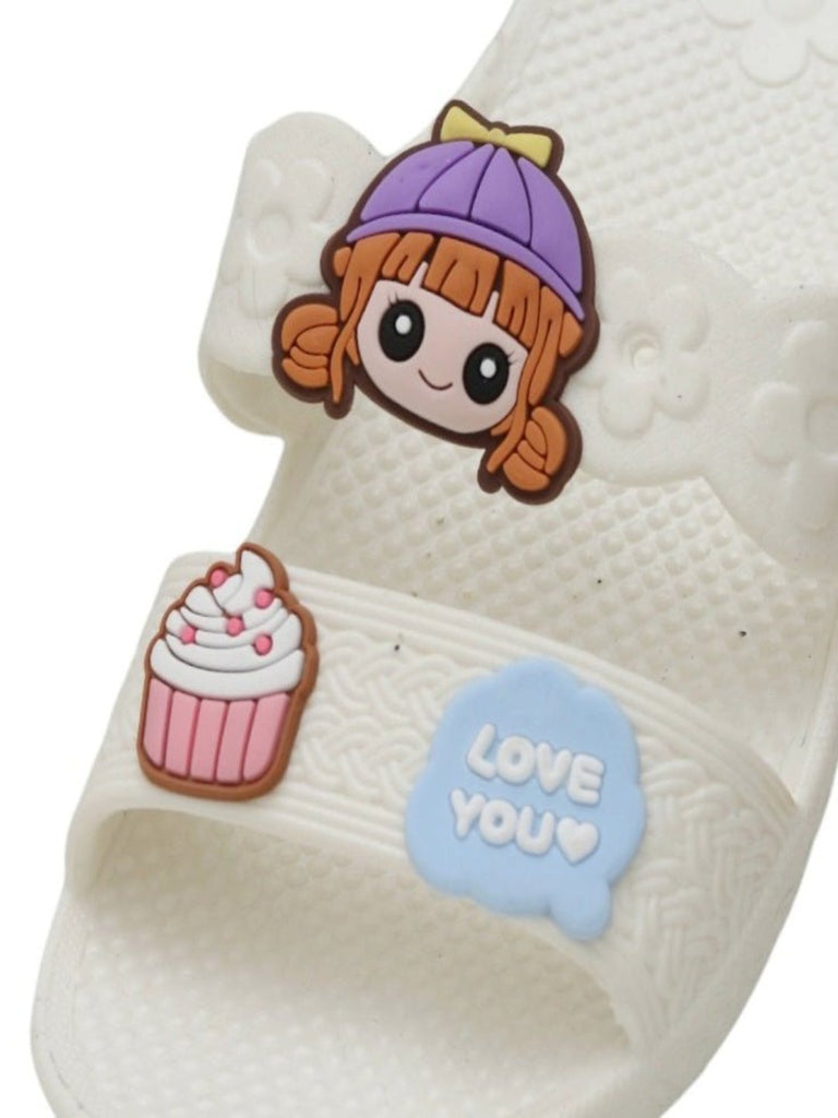 Close Up Sweet Treats & Love Girls' Comfort Sliders