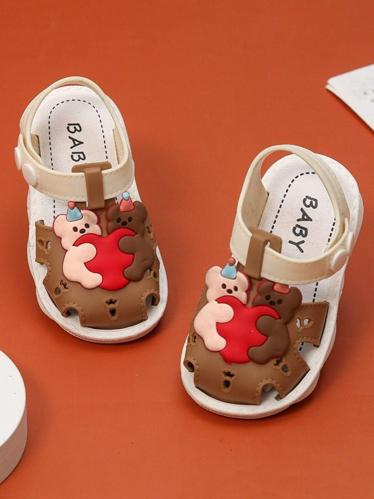 Teddy Bear Hug Sandals With Comfortable and Adorable For Girls mcreative view