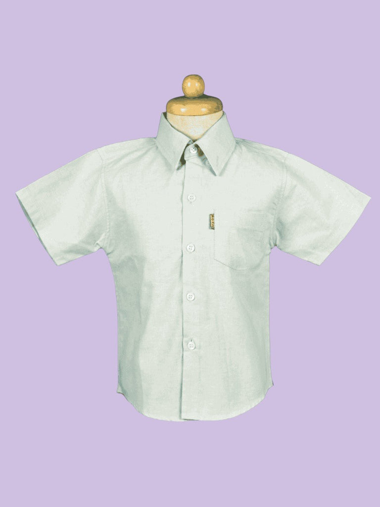 LightBlueBoys_ShortSleeveButtonUpShirt_ClassicandCasualStyleView