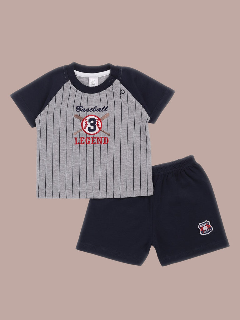 Toffyhouse_Baby_Boys_Baseball_Legend_T-Shirt_and_Shorts_Set_Grey_and_Navy_Blue_full_view