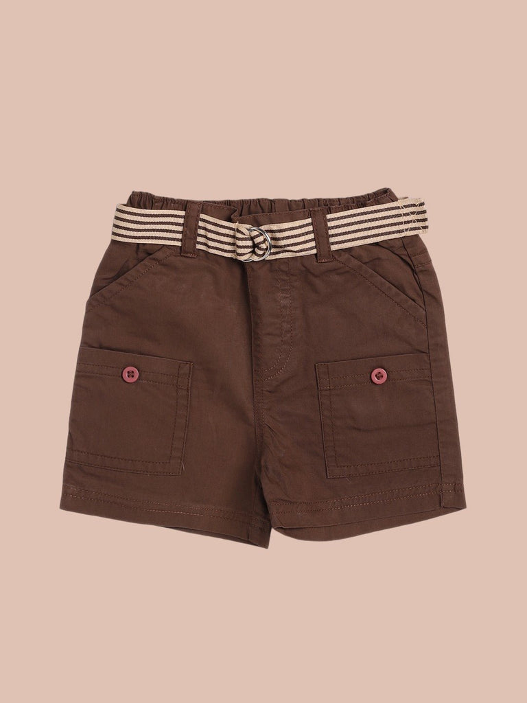 Toffyhouse_Baby_Boys_Brown_Shorts_front_view