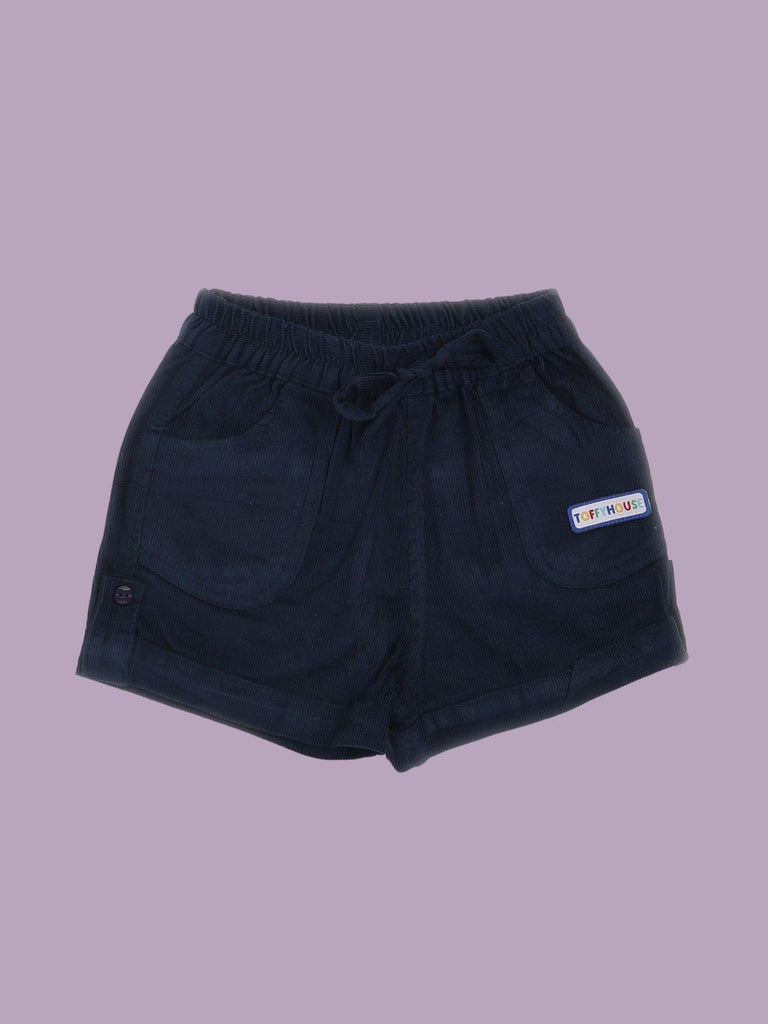 ToffyHouse Baby Boys' navy blue Shorts - front  View.