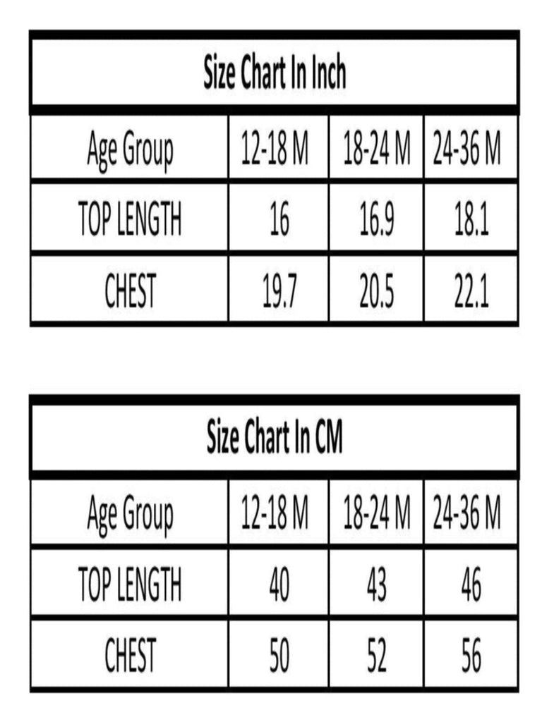 size guide for baby girls dress