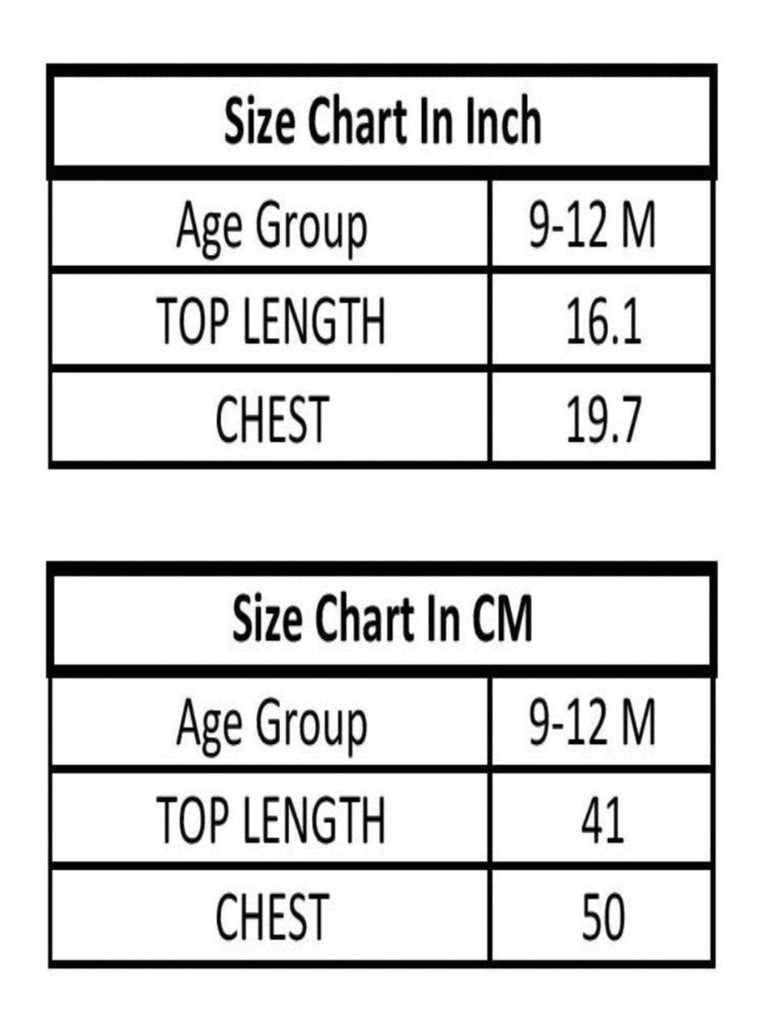 size guide of a playsuit in color navy