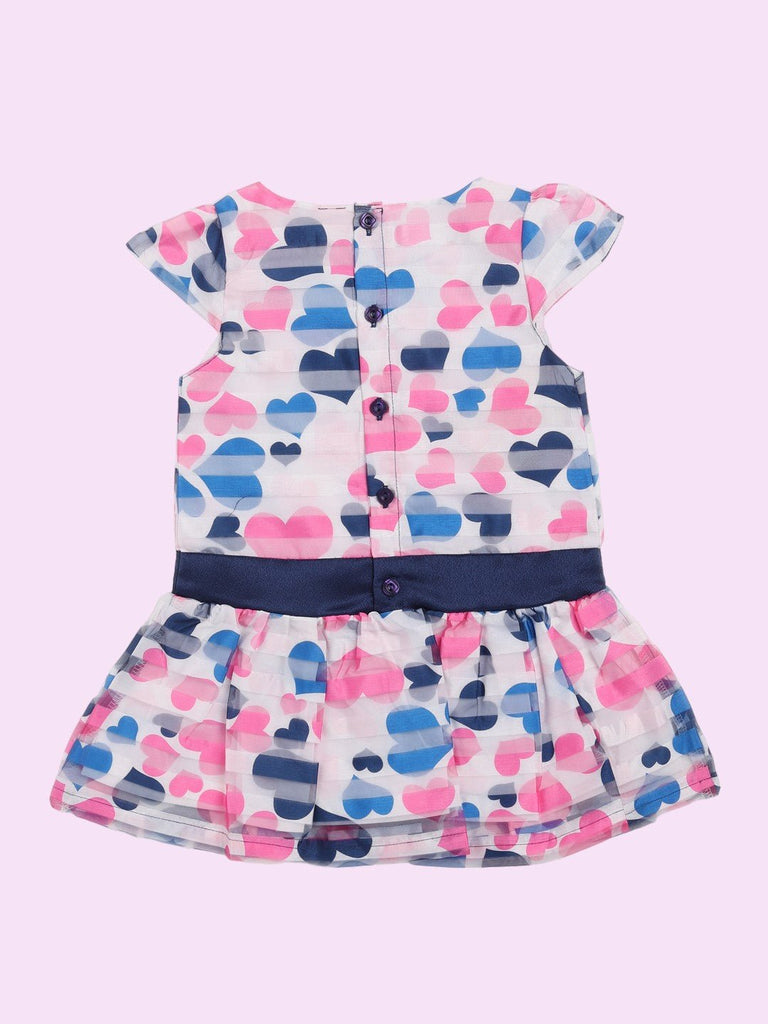 ToffyhouseBabyGirls_PinkandBlueHeartPrintDresswithNavyBowbackview