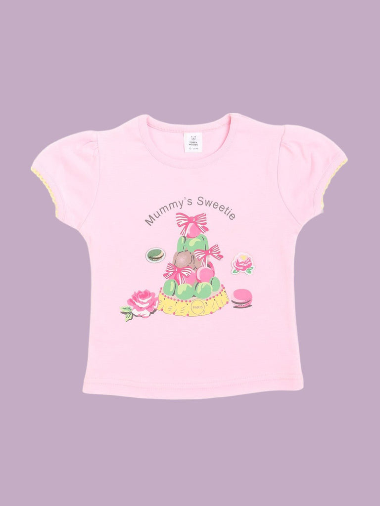 ToffyhouseBabyGirls_Pink_Mummy_sSweetie_T-Shirtfrontview