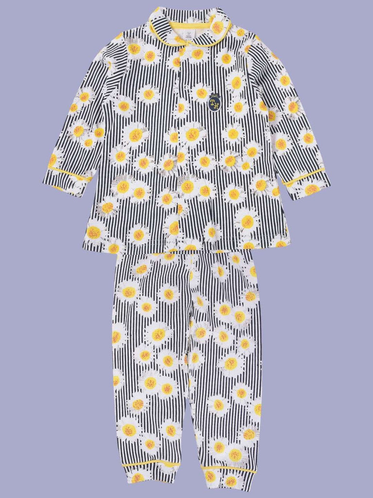 ToffyhouseGirls_FlowerPrintedPajamaSetwithFullSleevesfullview