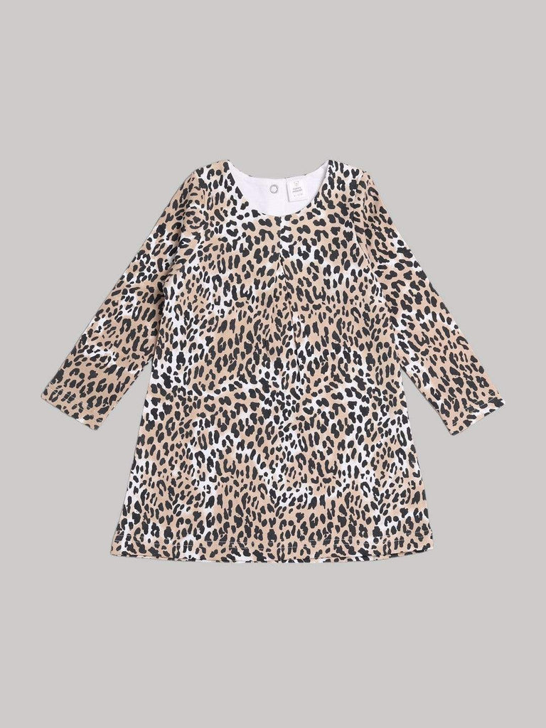 ToffyHouse_Girls_Long_Sleeve_Leopard_Print_front_view