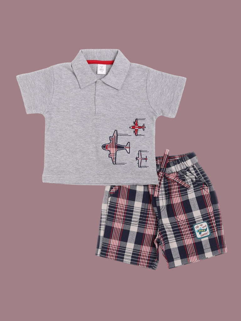 ToffyHouse-Grey-Polo-Airplane-Set-Front-Full-View