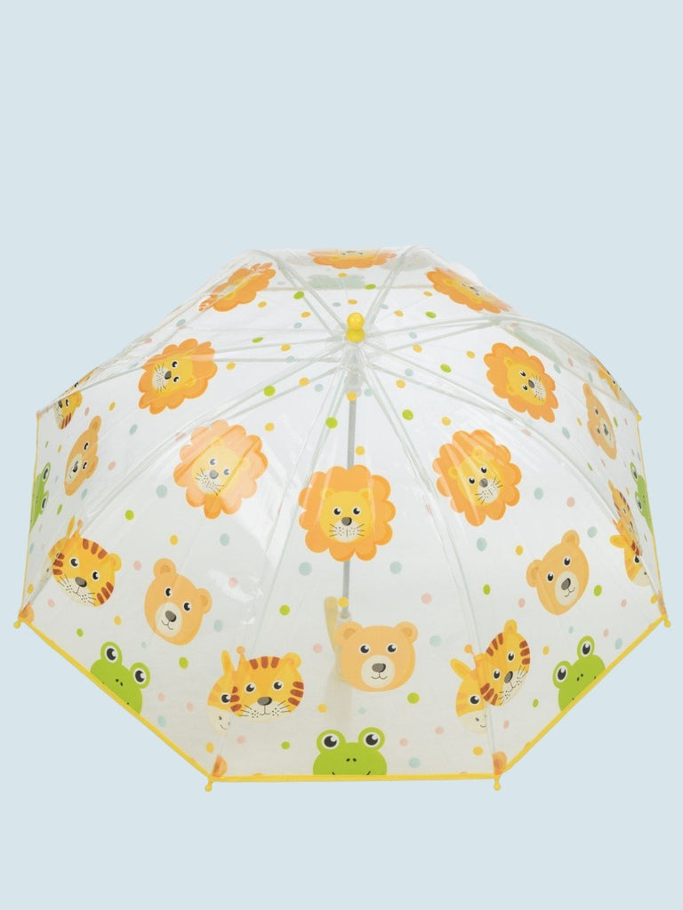 Transparent_Jungle_Animal_Clear_Dome_Umbrella_For_Boys_Top_View-