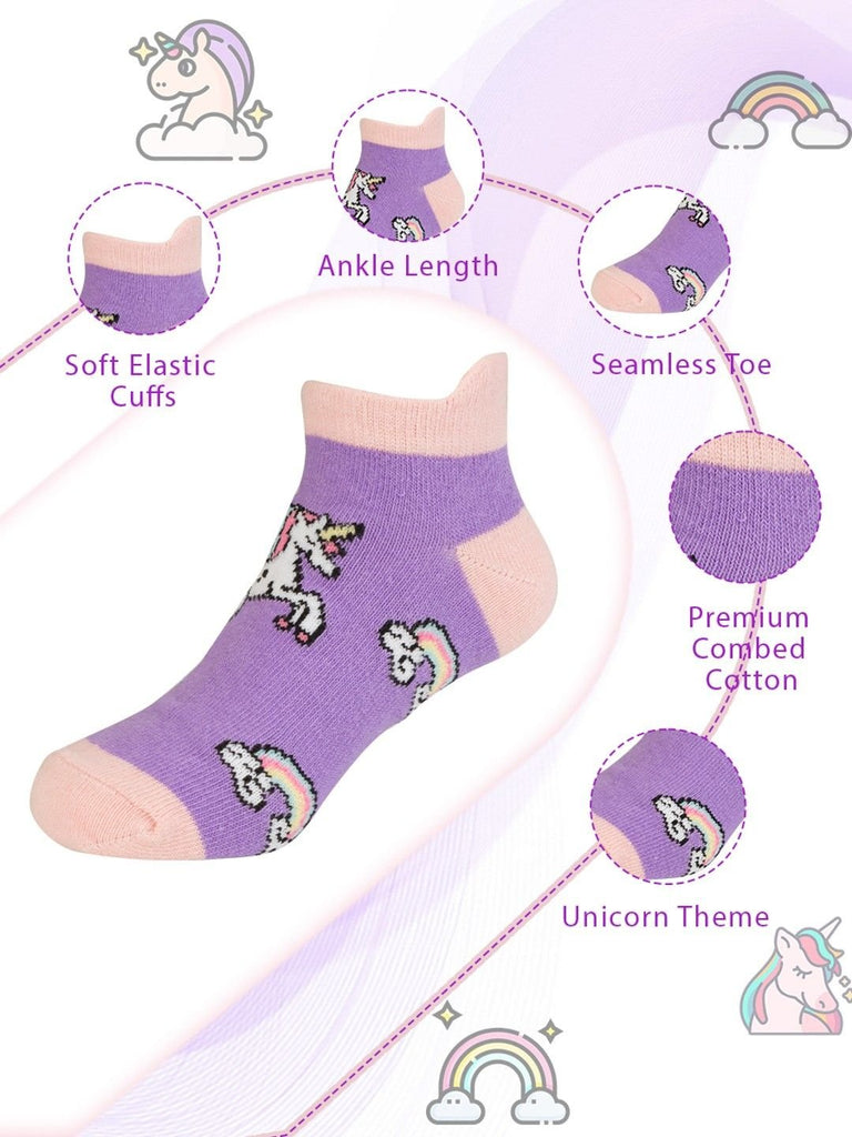 YellowBeeUnicornAnkleSocksforGirls-Infographic1