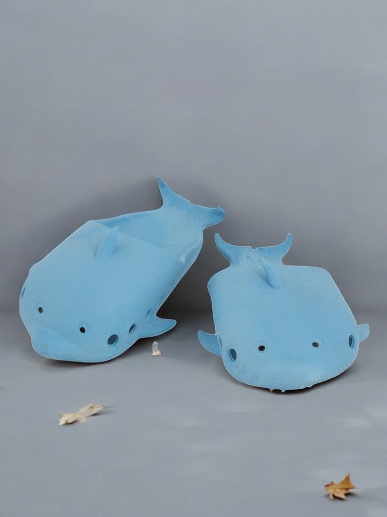 Whale-Themed Slides for Boys - Light Blue creative view