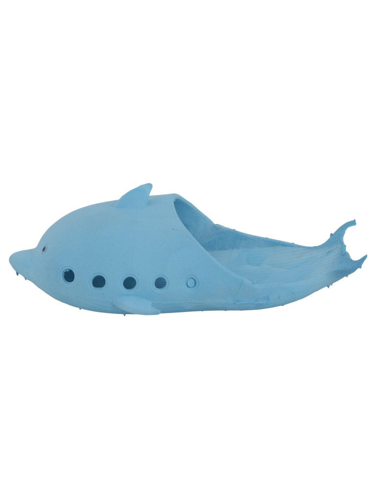 Whale-Themed Slides for Boys - Light Blue side view