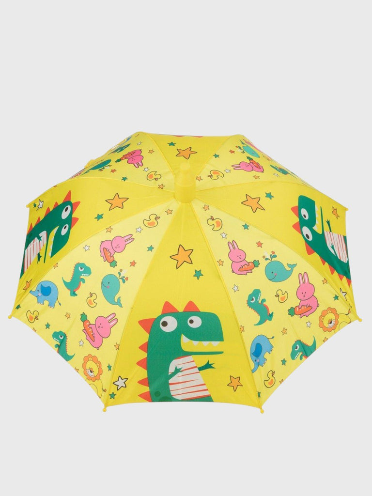 Whimsical_Dinosaur_Monsters_and_Stars_Umbrella_For_Boys_Top_View-