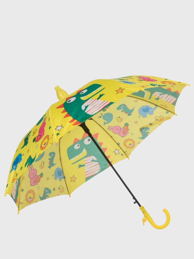 Whimsical_Dinosaur_Monsters_and_Stars_Umbrella_For_Boys_Side_View-